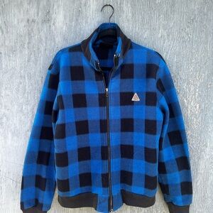 Pacific Trail Blue and Black fleece jacket